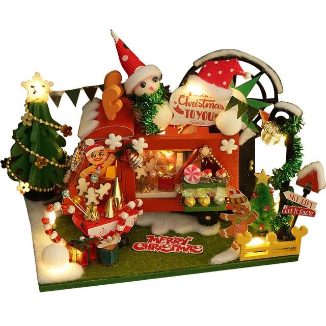 Maison Miniature Stand de Noël