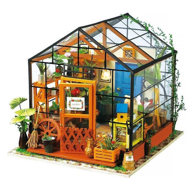 Maison Miniature Verrière Écologique