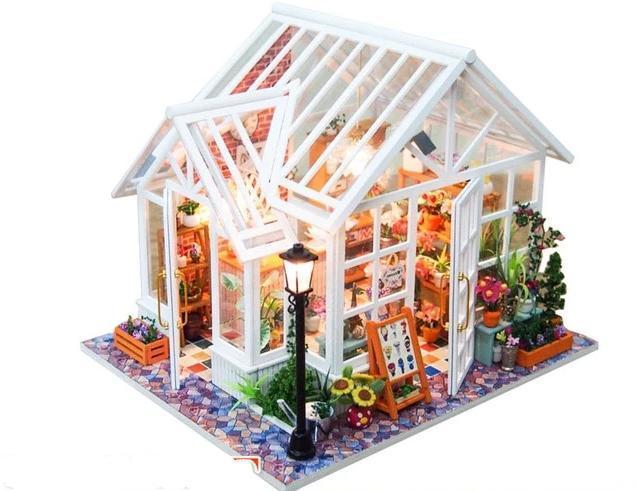 Maison Miniature Verrière Fleurie | Miniature Land