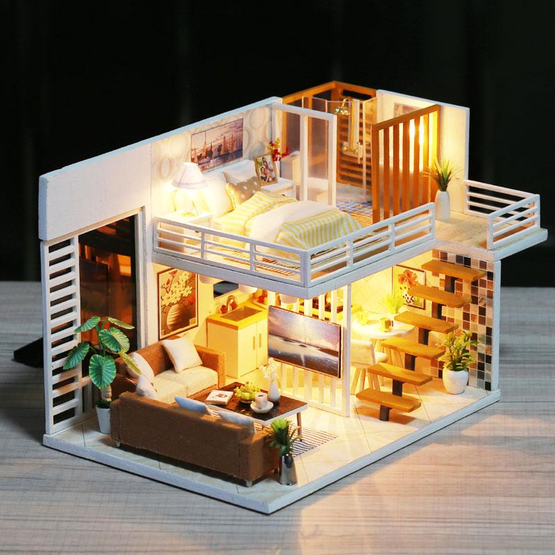 Maquette Maison Miniature Apaisante Nuit