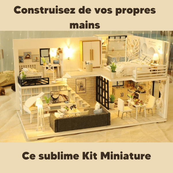 Kit construction maison on sale miniature