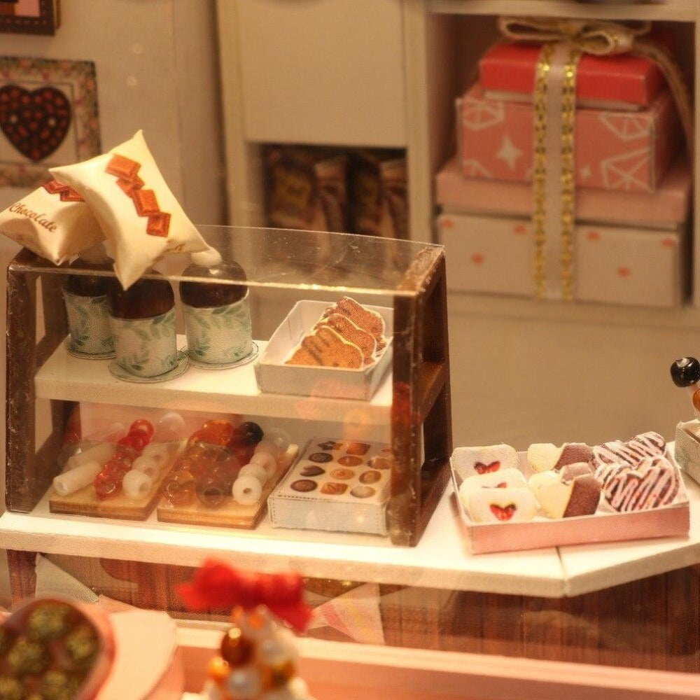 présentoir miniature chocolatier