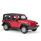 Voiture Miniature Jeep Wrangler rouge