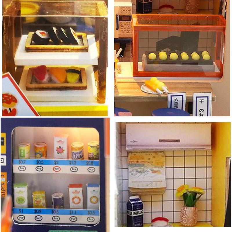 Maison Miniature Fast Food Japonais Climatisateur