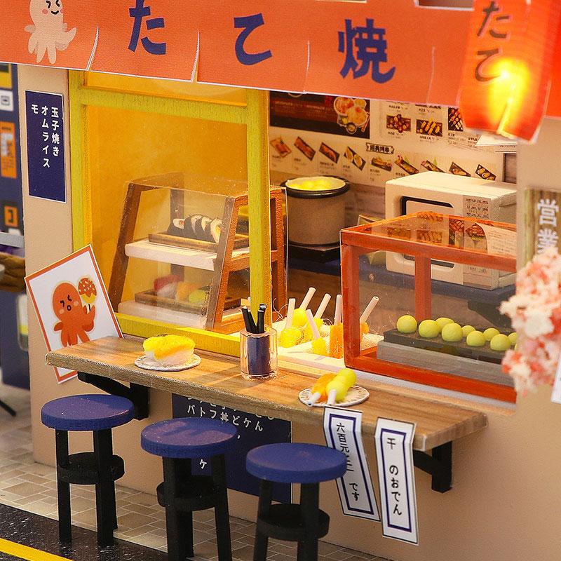Maison Miniature Fast Food Japonais Bar
