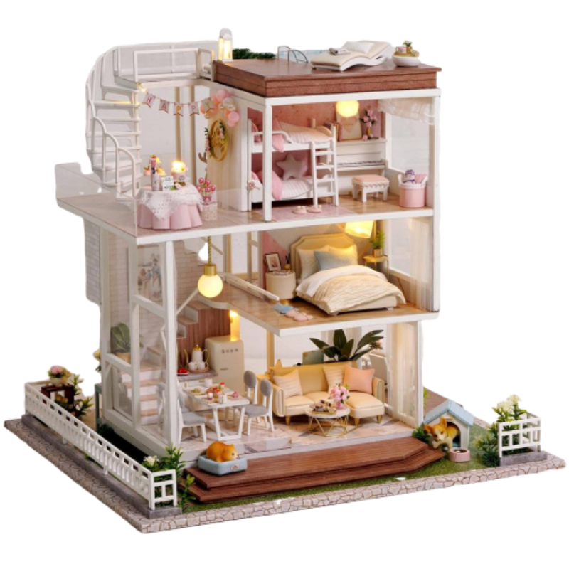 maison miniature loft familial