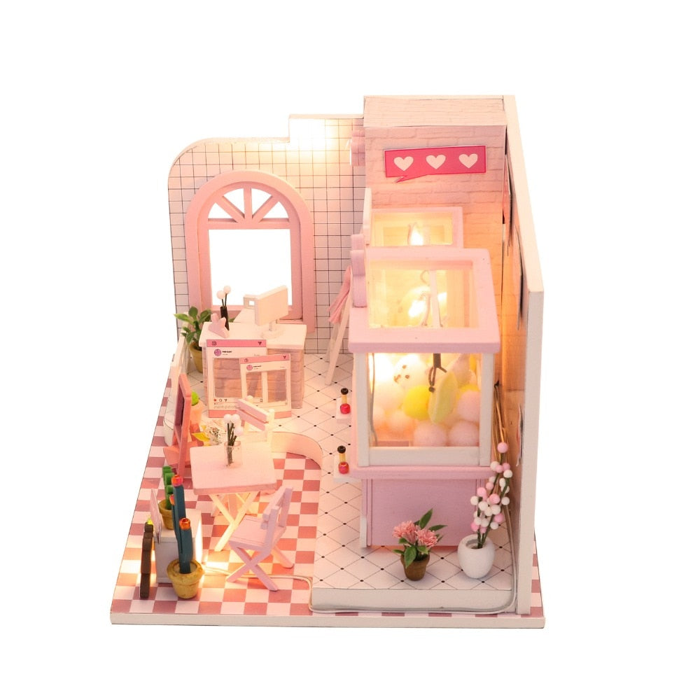 kit maison miniature pink kitty