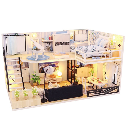 maison miniature loft londonien