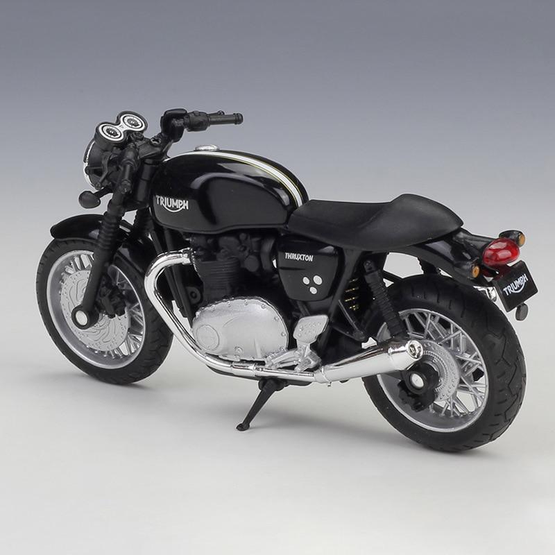 Moto Miniature Triumph Thruxton 1200 béquille