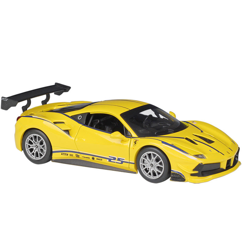 Voiture Miniature Ferrari 488 Challenge Jaune