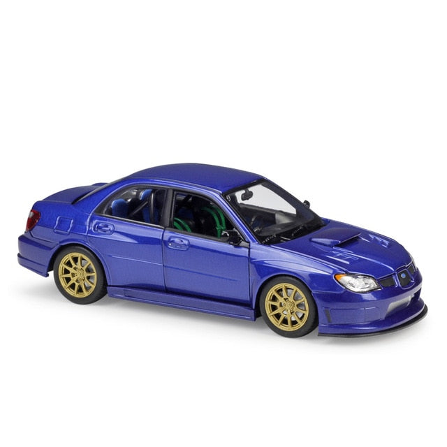 Voiture Miniature Subaru Impreza Performance bleu