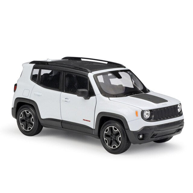 Voiture Miniature Jeep Renegade blanc