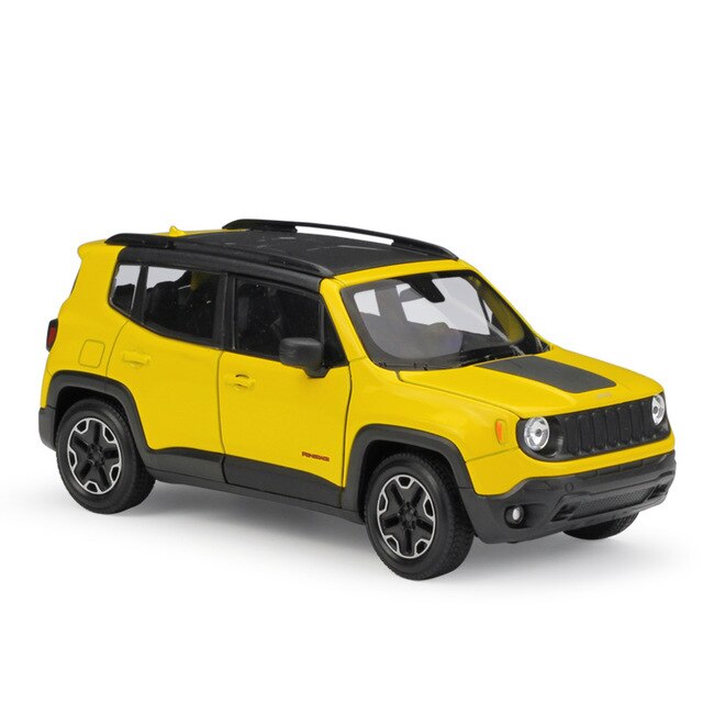 Voiture Miniature Jeep Renegade jaune