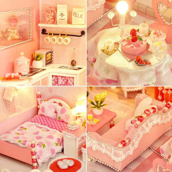 kit maison miniature chambre amoureux