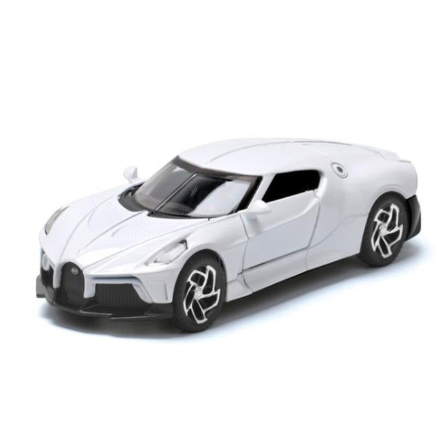 Voiture Miniature Bugatti La Voiture Noire Blanc
