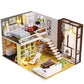 maison miniature loft éclairé