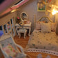 lit miniature jeune fille