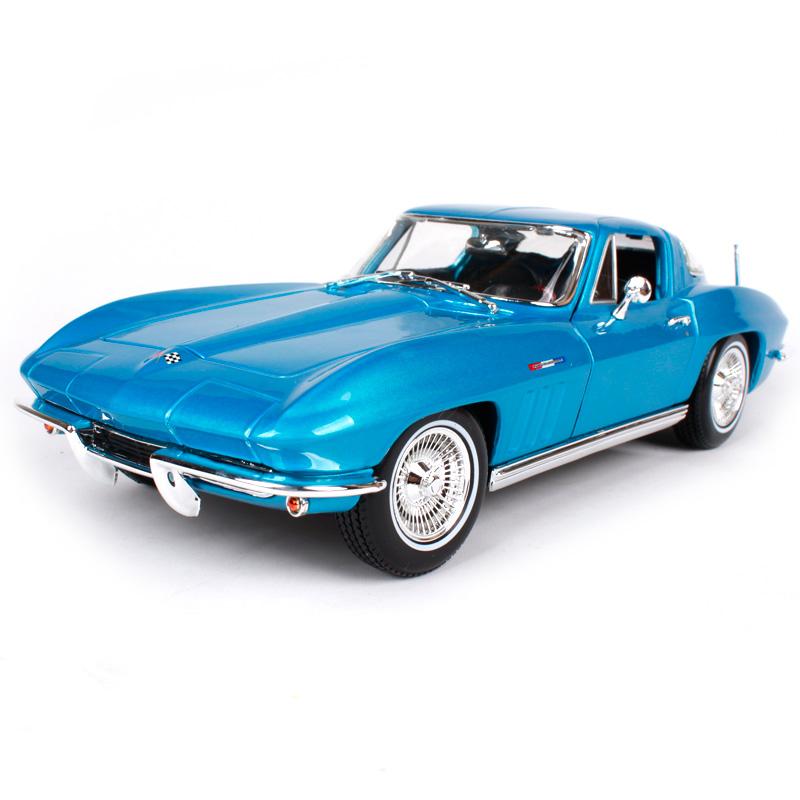 Voiture Miniature Corvette Vintage bleu