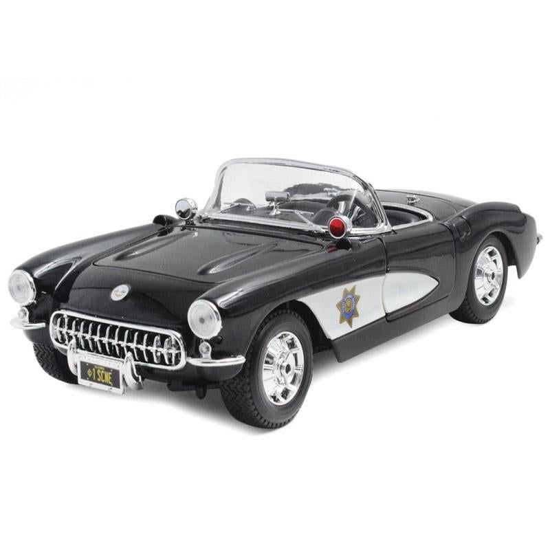 Voiture Miniature Corvette Convertible 1957 noir